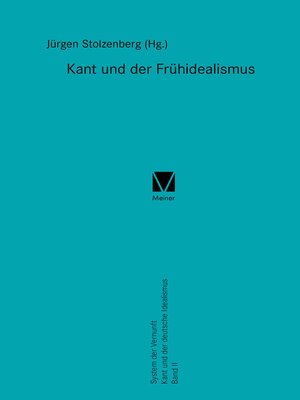 cover image of Kant und der Frühidealismus